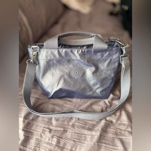 Kipling Sheila Lunchbag in Clear Blue Metallic